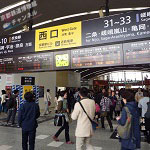 京都駅の改札口