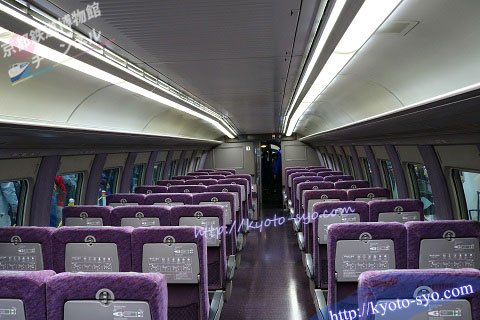 500系新幹線の客席
