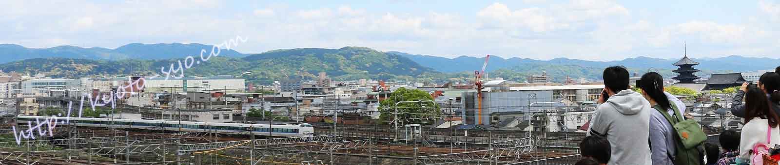 京都鉄道博物館のスカイテラス