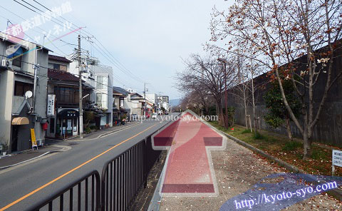 京都鉄道博物館の周辺の道路